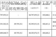 悦安新材(688786.SH)：预计新工艺产品定价相对于现有产品将有所降低