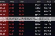 北交所N万达大涨超257%，触发临停