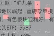 哐!哐!哐!“沪九条”、中部地区崛起…重磅政策接连到，有色板块迎利好！有色龙头ETF(159876)盘中上探1.68%