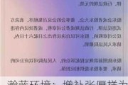 瀚蓝环境：增补张厚祥为第十一届董事会董事候选人