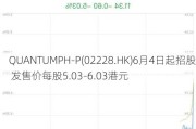 QUANTUMPH-P(02228.HK)6月4日起招股 发售价每股5.03-6.03港元