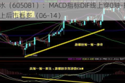 太和水（605081）：MACD指标DIF线上穿0轴-技术指标上后市看多（06-14）