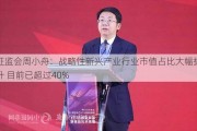 证监会周小舟：战略性新兴产业行业市值占比大幅提升 目前已超过40%