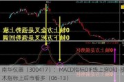 南华仪器（300417）：MACD指标DIF线上穿0轴-技术指标上后市看多（06-13）