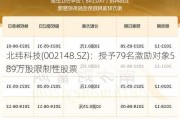 北纬科技(002148.SZ)：授予79名激励对象589万股限制性股票