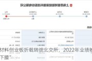 科马材料创业板折戟转战北交所，2022年业绩被“撞了一下腰”