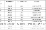 纳斯达克综合指数：盘中创历史新高，达 17233.66 点