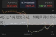 A股进入问题消化期，利用回调机会布局？