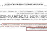 许家印+恒大被罚42亿！6家中介机构瑟瑟发抖