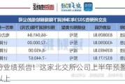 又一份业绩预告！这家北交所公司上半年预盈8000万元以上