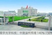 舜宇光学科技：中期溢利预增 140%-150%