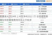 莱赛激光2024年上半年净利332.1万 咨询服务费增加导致管理费用同比上升较多