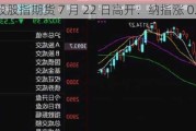 美股股指期货 7 月 22 日高开：纳指涨 0.2%