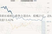 景顺长城核心竞争力混合A：规模21亿，近6月收益13.42%