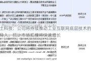 东土科技：公司将持续推动工业互联网底层技术的行业导入，预计市场规模将快速增长