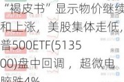 “褐皮书”显示物价继续温和上涨，美股集体走低，标普500ETF(513500)盘中回调 ，超微电脑跌4%