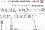 货量稳步增长 飞力达上半年营收32.79亿元 同比增长44.83%