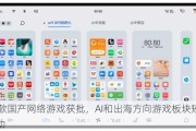 96款国产网络游戏获批，AI和出海方向游戏板块短暂异动