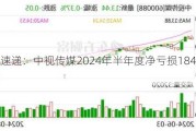 财报速递：中视传媒2024年半年度净亏损1843.49万元