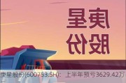 庚星股份(600753.SH)：上半年预亏3629.42万元