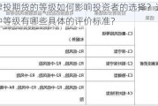 津投期货的等级如何影响投资者的选择？这种等级有哪些具体的评价标准？