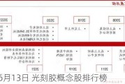 2024年06月13日 光刻胶概念股排行榜