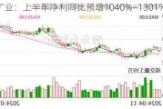 国城矿业：上半年净利同比预增1040%―1301%