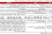 美的集团：减持埃夫特，持股比例降至 5%以下