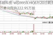 联易融科技-W(09959.HK)6月20日耗资462.77万港元回购222.95万股