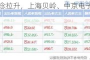 存储芯片概念拉升，上海贝岭、中京电子涨停，华虹公司等走高