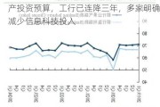 过紧日子！国有大行集体削减今年固定资产投资预算，工行已连降三年，多家明确减少信息科技投入