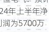 中恒电气：预计2024年上半年净利润为5700万元~7000万元，同比增长423.36%~542.73%