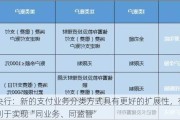 央行：新的支付业务分类方式具有更好的扩展性，有利于实现“同业务、同监管”