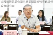 金融监管总局公司治理司副司长张显球调任政策研究司