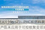 瑞迪智驱(301596.SZ)：PMC核燃料装卸贮存系统制动器产品未应用于可控核聚变领域