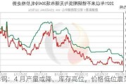 不锈钢：4 月产量或降，库存高位，价格低位震荡