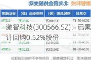 激智科技(300566.SZ)：已累计回购0.52%股份