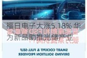 福日电子大涨5.18% 华为新品助推光储产业