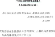 宏利基金与九泰基金分公司注销：公募机构调整战略，九泰两年内关闭北上分公司