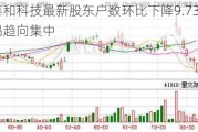 泰和科技最新股东户数环比下降9.73% 筹码趋向集中