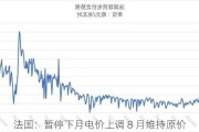 法国：暂停下月电价上调 8 月维持原价