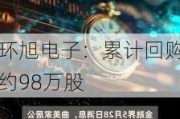 环旭电子：累计回购约98万股