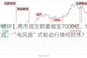 【每日收评】两市成交额萎缩至7000亿，炸板率飙升近五成，“电风扇”式轮动行情何时休？