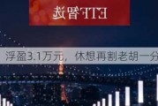 胡锡进：浮盈3.1万元，休想再割老胡一分钱的韭菜