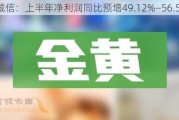 金诚信：上半年净利润同比预增49.12%―56.57%