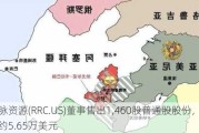 山脉资源(RRC.US)董事售出1,460股普通股股份，价值约5.65万美元