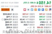 贝壳盘前涨超2% 北京发布宽松楼市措施 瑞银料其最受惠