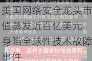 美国网络安全龙头市值蒸发近百亿美元 身陷全球性技术故障事件