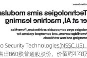 Napco Security Technologies(NSSC.US)董事售出860股普通股股份，价值约4.48万美元