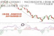 中石科技（300684）：MACD指标DIF线上穿0轴-技术指标上后市看多（07-09）